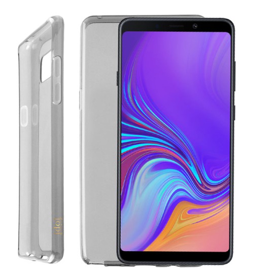 IDOL 1991 AIR SLIM TPU ΘΗΚΗ SAMSUNG A9 2018 A920 6.3in ΔΙΑΦΑΝΗ ΓΚΡΙ