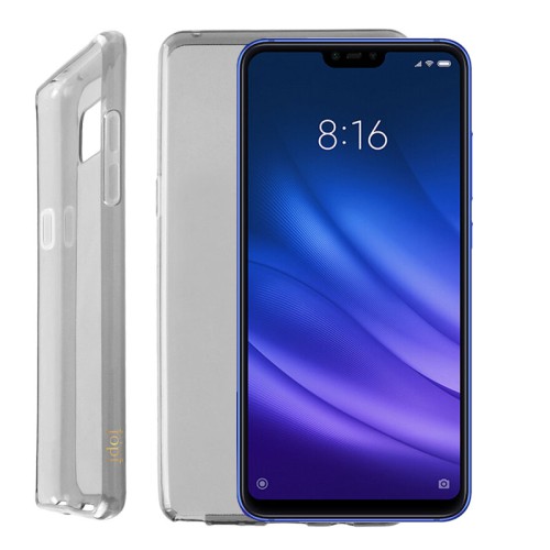 IDOL 1991 ΘΗΚΗ XIAOMI MI 8 LITE/MI 8X 6.26" AIR SLIM TPU ΔΙΑΦΑΝΗ ΓΚΡΙ