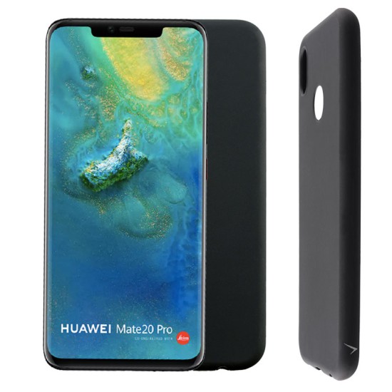 VOLTE-TEL SILICON TPU ΘΗΚΗ HUAWEI MATE 20 PRO 6.39in  CAMERA GUARD BLACK
