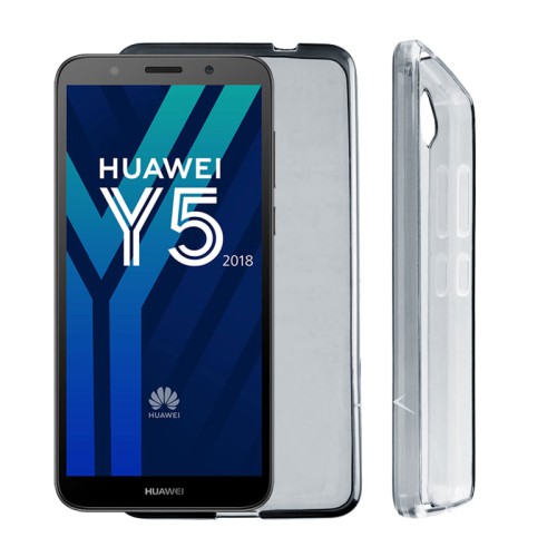 VOLTE-TEL ΘΗΚΗ HUAWEI Y5 2018/HONOR 7S 5.45" SLIMCOLOR AIR TPU ΔΙΑΦΑΝΗ ΓΚΡΙ
