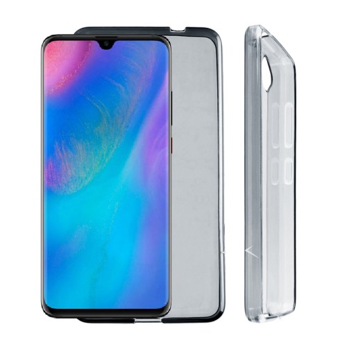 VOLTE-TEL ΘΗΚΗ HUAWEI P30 6.1" SLIMCOLOR TPU ΔΙΑΦΑΝΗ ΓΚΡΙ