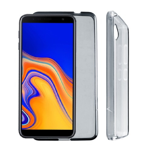 VOLTE-TEL ΘΗΚΗ SAMSUNG J4 PLUS J415 6.0" SLIMCOLOR TPU ΔΙΑΦΑΝΗ ΓΚΡΙ