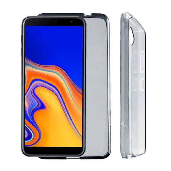 VOLTE-TEL ΘΗΚΗ SAMSUNG J4 PLUS J415 6.0" SLIMCOLOR TPU ΔΙΑΦΑΝΗ ΓΚΡΙ
