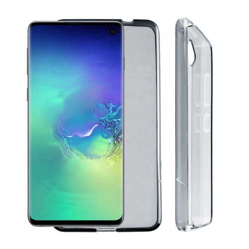VOLTE-TEL ΘΗΚΗ SAMSUNG S10 G973 6.1" SLIMCOLOR TPU ΔΙΑΦΑΝΗ ΓΚΡΙ