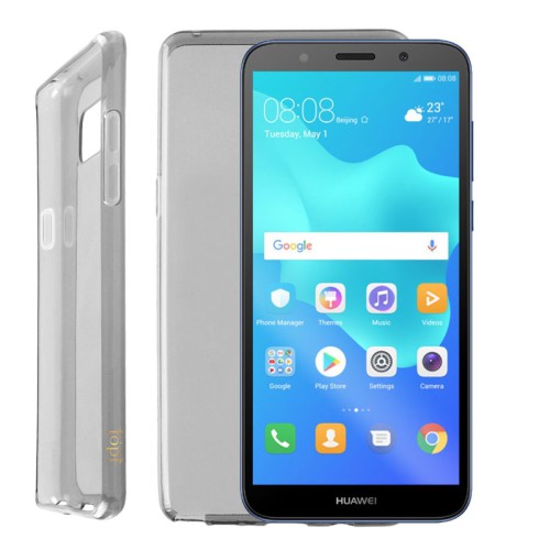 IDOL 1991 ΘΗΚΗ HUAWEI Y5 2018/HONOR 7S 5.45" AIR SLIM TPU ΔΙΑΦΑΝΗ ΓΚΡΙ