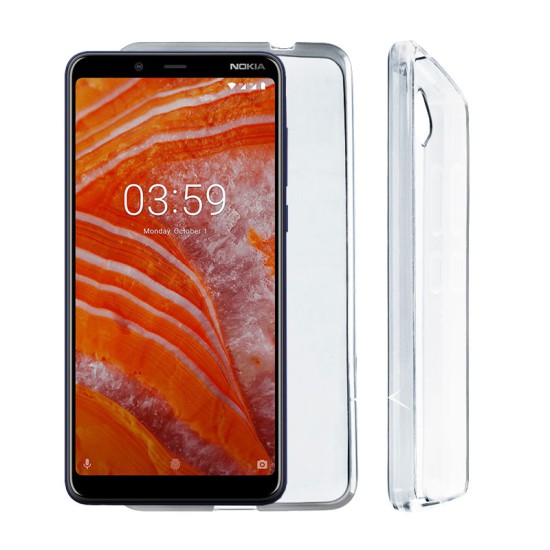 VOLTE-TEL ΘΗΚΗ NOKIA 3.1 PLUS 6.0" SLIMCOLOR AIR TPU ΔΙΑΦΑΝΗ