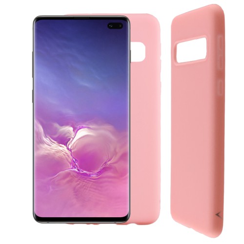 VOLTE-TEL ΘΗΚΗ SAMSUNG S10 PLUS G975 6.4" SILICON TPU CAMERA GUARD PINK