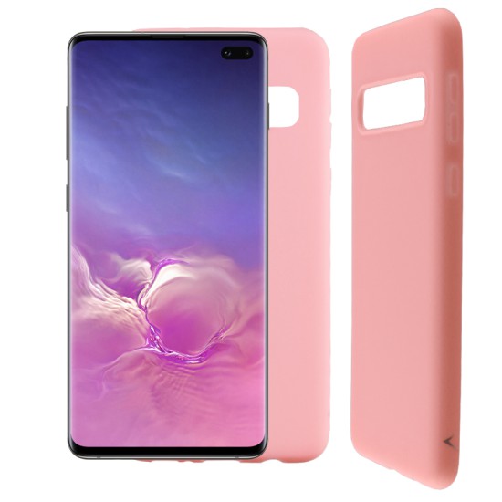 VOLTE-TEL ΘΗΚΗ SAMSUNG S10 PLUS G975 6.4" SILICON TPU CAMERA GUARD PINK