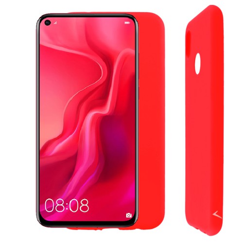 VOLTE-TEL ΘΗΚΗ HUAWEI NOVA 4 6.4" SILICON TPU CAMERA GUARD RED