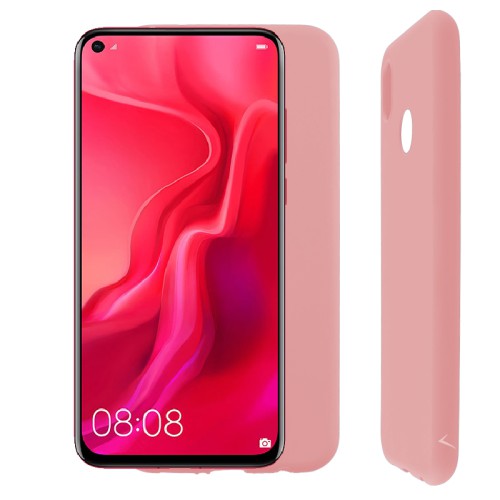 VOLTE-TEL ΘΗΚΗ HUAWEI NOVA 4 6.4" SILICON TPU CAMERA GUARD PINK
