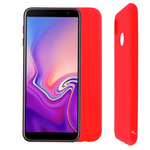 VOLTE-TEL ΘΗΚΗ SAMSUNG J6 PLUS J610 6.0" SILICON TPU CAMERA GUARD RED