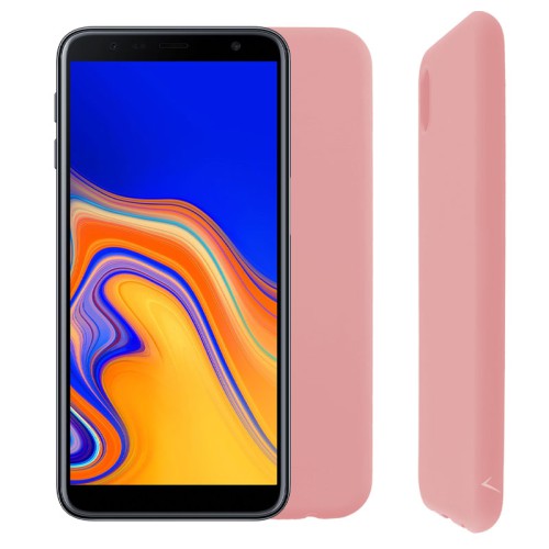 VOLTE-TEL ΘΗΚΗ SAMSUNG J6 PLUS J610 6.0" SILICON TPU CAMERA GUARD PINK