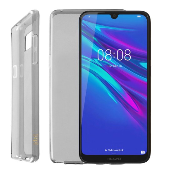 IDOL 1991 ΘΗΚΗ HUAWEI Y6 2019/Y6 PRO 2019 6.09" AIR SLIM TPU ΔΙΑΦΑΝΗ ΓΚΡΙ