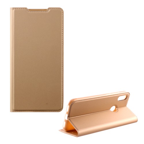 IDOL 1991 ΘΗΚΗ HUAWEI Y6 2019/Y6 PRO 2019/Y6S 6.09" PRIME MAGNET BOOK STAND GOLD