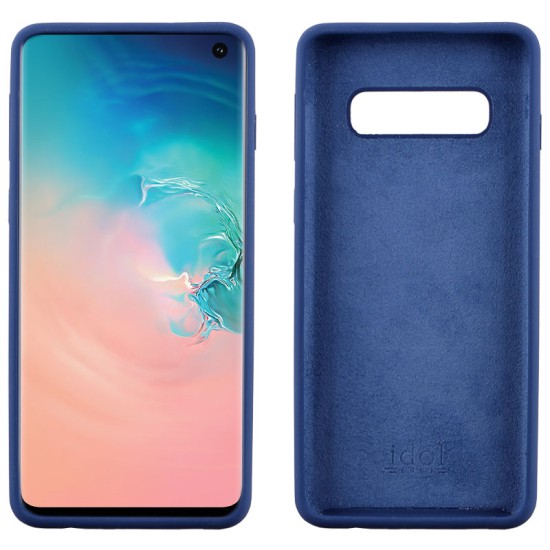 IDOL 1991 ΘΗΚΗ SAMSUNG S10 G973 6.1" VELVET TPU 4 SIDE CAMERA GUARD PROTECTION BLUE