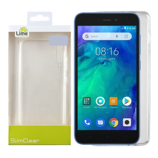 LIME ΘΗΚΗ XIAOMI REDMI GO 5.0" SLIMCLEAR TPU ΔΙΑΦΑΝΗ