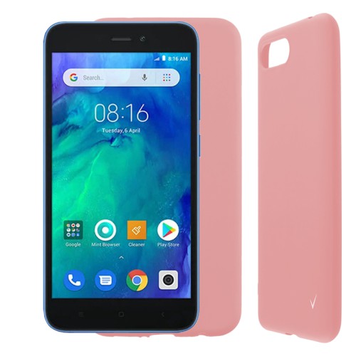 VOLTE-TEL ΘΗΚΗ XIAOMI REDMI GO 5.0" SILICON TPU CAMERA GUARD PINK