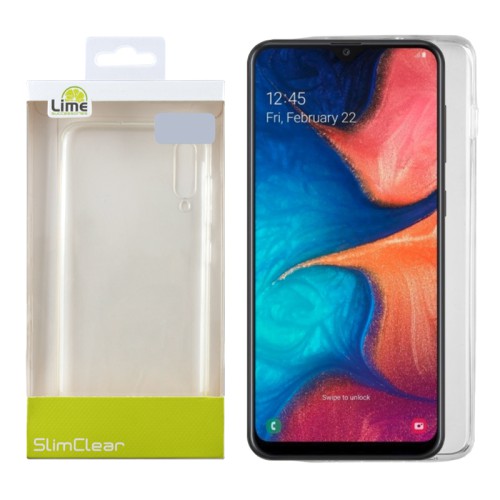 LIME ΘΗΚΗ SAMSUNG A20 2019 A205 6.4" SLIMCLEAR TPU ΔΙΑΦΑΝΗ