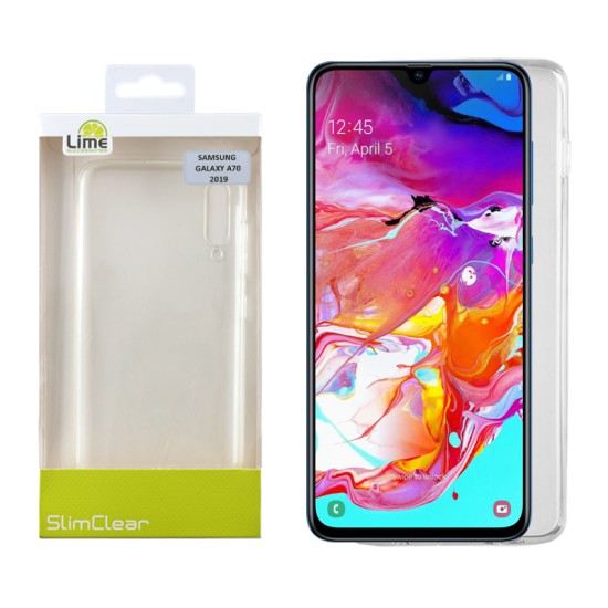 LIME ΘΗΚΗ SAMSUNG A70 2019 A705 6.7" SLIMCLEAR TPU ΔΙΑΦΑΝΗ