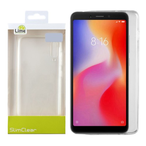 LIME ΘΗΚΗ XIAOMI REDMI 6A 5.45" SLIMCLEAR TPU ΔΙΑΦΑΝΗ