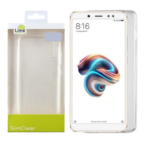 LIME ΘΗΚΗ XIAOMI REDMI NOTE 5 AI DUAL CAMERA 5.99" SLIMCLEAR TPU ΔΙΑΦΑΝΗ