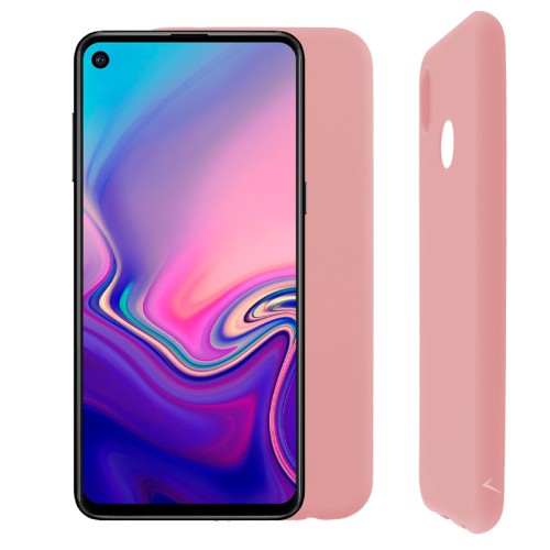 VOLTE-TEL ΘΗΚΗ SAMSUNG A8s 6.4" SILICON TPU CAMERA GUARD PINK