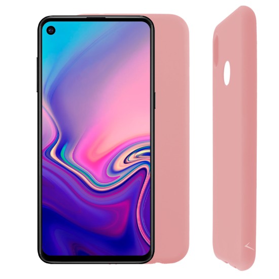 VOLTE-TEL ΘΗΚΗ SAMSUNG A8s 6.4" SILICON TPU CAMERA GUARD PINK