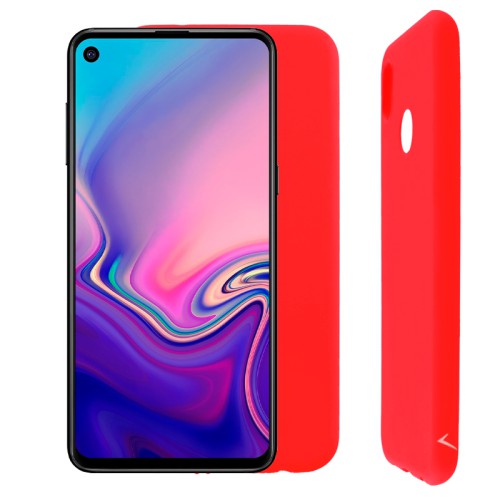 VOLTE-TEL ΘΗΚΗ SAMSUNG A8s 6.4" SILICON TPU CAMERA GUARD RED