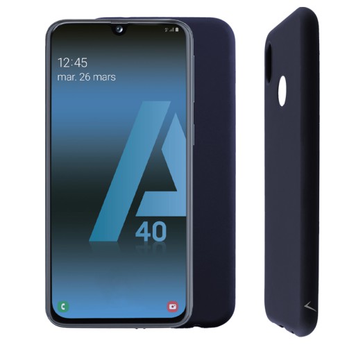 VOLTE-TEL ΘΗΚΗ SAMSUNG A40 A405 5.9" SILICON TPU CAMERA GUARD BLUE