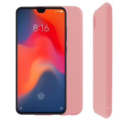 VOLTE-TEL ΘΗΚΗ XIAOMI MI 9 6.39" SILICON TPU CAMERA GUARD PINK