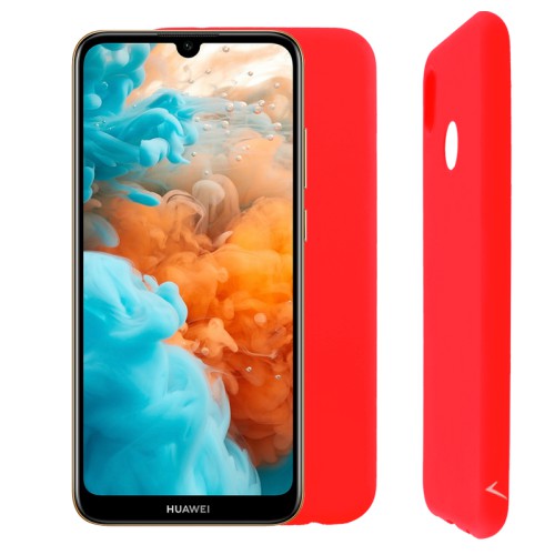 VOLTE-TEL ΘΗΚΗ HUAWEI Y6 PRO/Y6 2019 6.09" SILICON TPU CAMERA GUARD RED