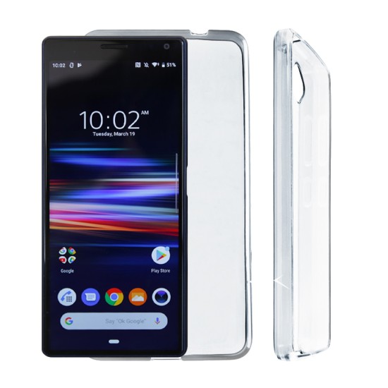 VOLTE-TEL ΘΗΚΗ SONY XPERIA 10 PLUS 6.5" SLIMCOLOR AIR TPU ΔΙΑΦΑΝΗ