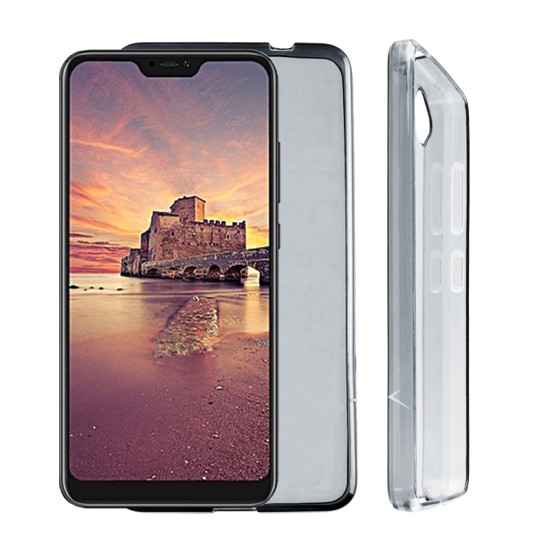 VOLTE-TEL ΘΗΚΗ XIAOMI REDMI NOTE 6 PRO 6.26" SLIMCOLOR AIR TPU ΔΙΑΦΑΝΗ ΓΚΡΙ