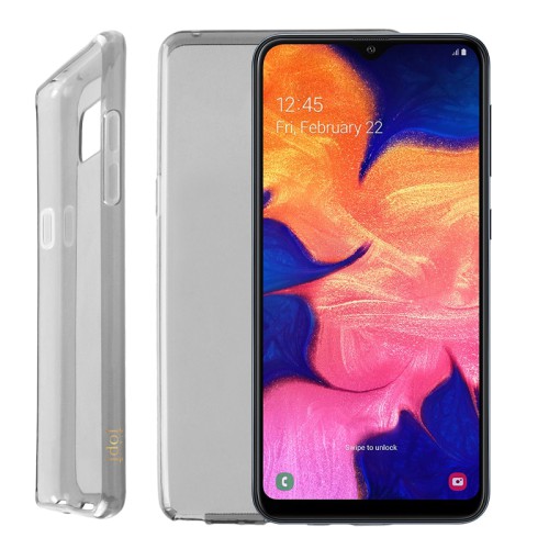 IDOL 1991 ΘΗΚΗ SAMSUNG A10 2019 A105 6.2" AIR SLIM TPU ΔΙΑΦΑΝΗ ΓΚΡΙ