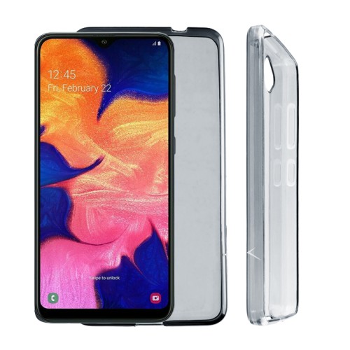 VOLTE-TEL ΘΗΚΗ SAMSUNG A10 2019 A105 6.2" SLIMCOLOR AIR TPU ΔΙΑΦΑΝΗ ΓΚΡΙ