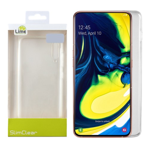LIME ΘΗΚΗ SAMSUNG A80 2019 A805 6.7" SLIMCLEAR TPU ΔΙΑΦΑΝΗ