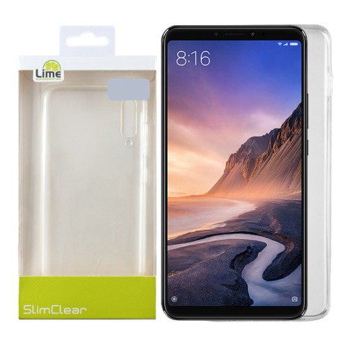 LIME ΘΗΚΗ XIAOMI MI MAX 3 6.9" SLIMCLEAR TPU ΔΙΑΦΑΝΗ