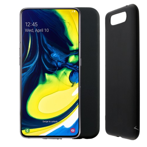 VOLTE-TEL ΘΗΚΗ SAMSUNG A80 2019 A805 6.7" SILICON TPU CAMERA GUARD BLACK