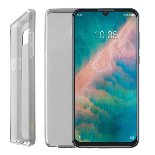 IDOL 1991 ΘΗΚΗ ZTE BLADE V10 6.3" AIR SLIM TPU ΔΙΑΦΑΝΗ ΓΚΡΙ