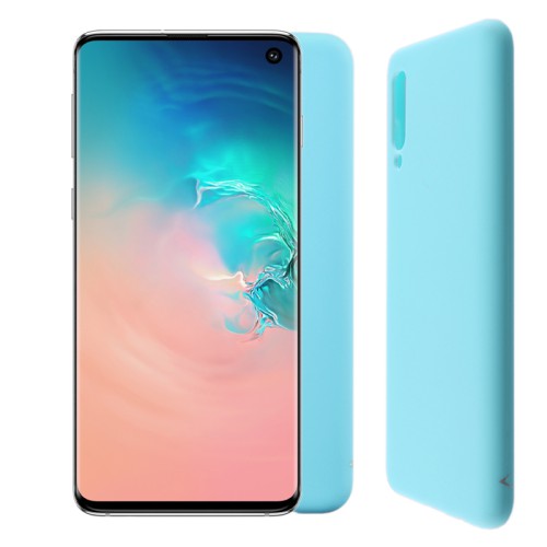 VOLTE-TEL ΘΗΚΗ SAMSUNG S10 G973 6.1" SILICON TPU CAMERA GUARD LIGHT BLUE
