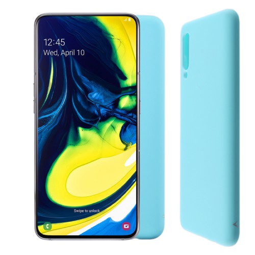 VOLTE-TEL ΘΗΚΗ SAMSUNG A80 2019 A805 6.7" SILICON TPU CAMERA GUARD LIGHT BLUE