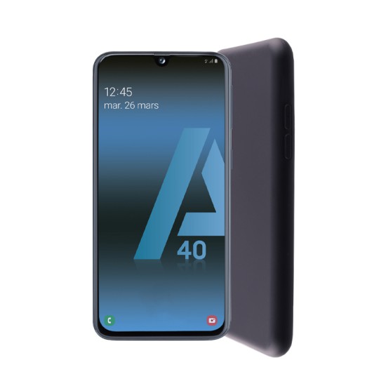 LIME ΘΗΚΗ SAMSUNG A40 A405 5.9" VELVET TPU 4 SIDE BLUE