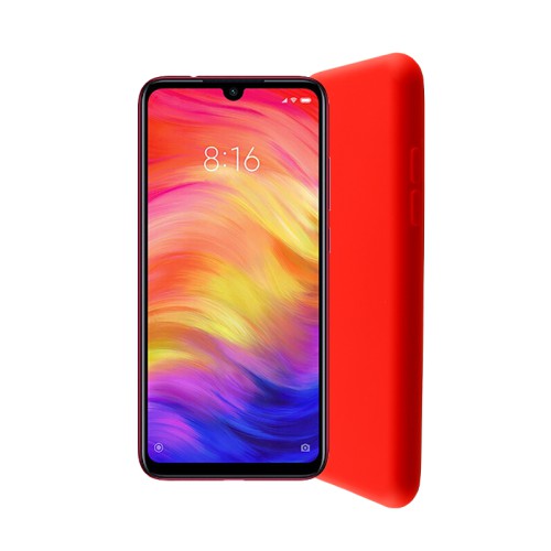 LIME ΘΗΚΗ XIAOMI REDMI 7 6.26" VELVET TPU 4 SIDE RED