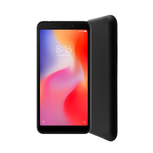 LIME ΘΗΚΗ XIAOMI REDMI 6 5.45" VELVET TPU 4 SIDE BLACK