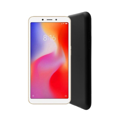 LIME ΘΗΚΗ XIAOMI REDMI 6A 5.45" VELVET TPU 4 SIDE BLACK