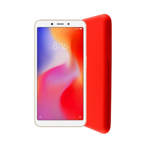 LIME ΘΗΚΗ XIAOMI REDMI 6A 5.45" VELVET TPU 4 SIDE RED