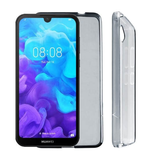 VOLTE-TEL ΘΗΚΗ HUAWEI Y5 2019/HONOR 8S 5.71" SLIMCOLOR AIR TPU ΔΙΑΦΑΝΗ ΓΚΡΙ