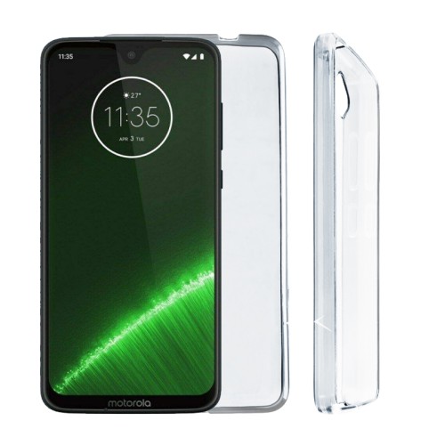 VOLTE-TEL ΘΗΚΗ MOTOROLA MOTO G7 PLUS 6.2" SLIMCOLOR AIR TPU ΔΙΑΦΑΝΗ