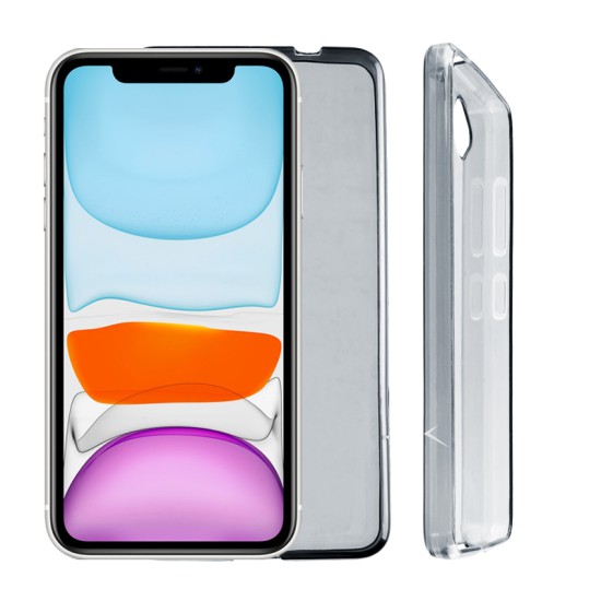 VOLTE-TEL SLIMCOLOR AIR TPU ΘΗΚΗ IPHONE 11 6.1in ΔΙΑΦΑΝΗ ΓΚΡΙ