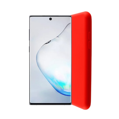 LIME ΘΗΚΗ SAMSUNG NOTE 10 PLUS N975F 6.8" VELVET TPU 4 SIDE RED